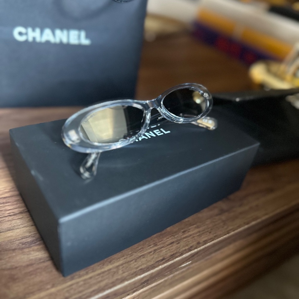 Chanel Oval Sunglasses - Picture 3 of 10